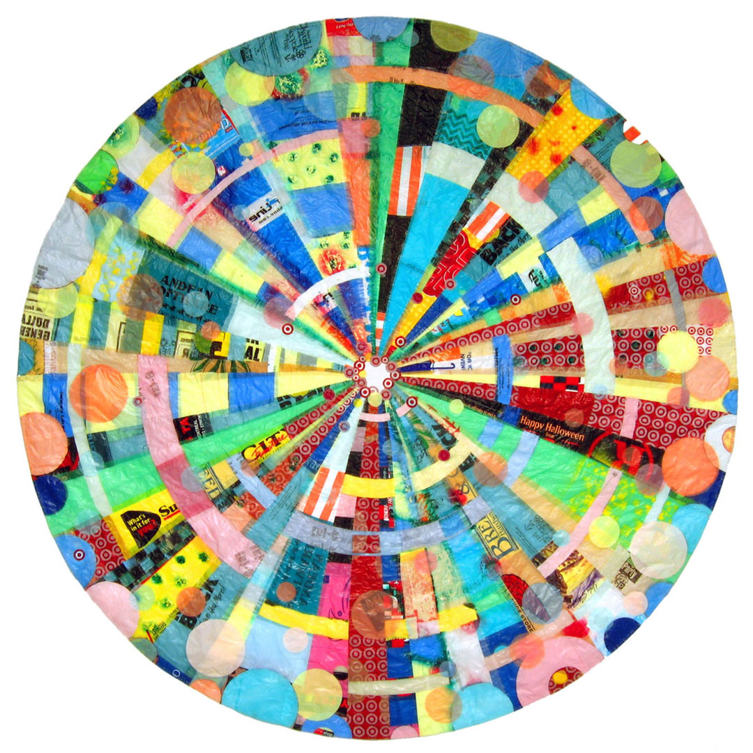 Mandalas: Post-consumer Plastics