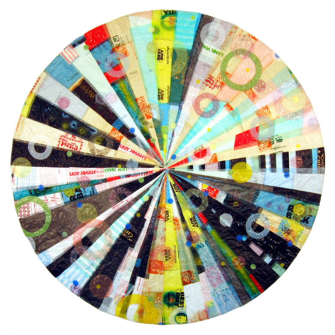 Mandalas: Post-consumer Plastics
