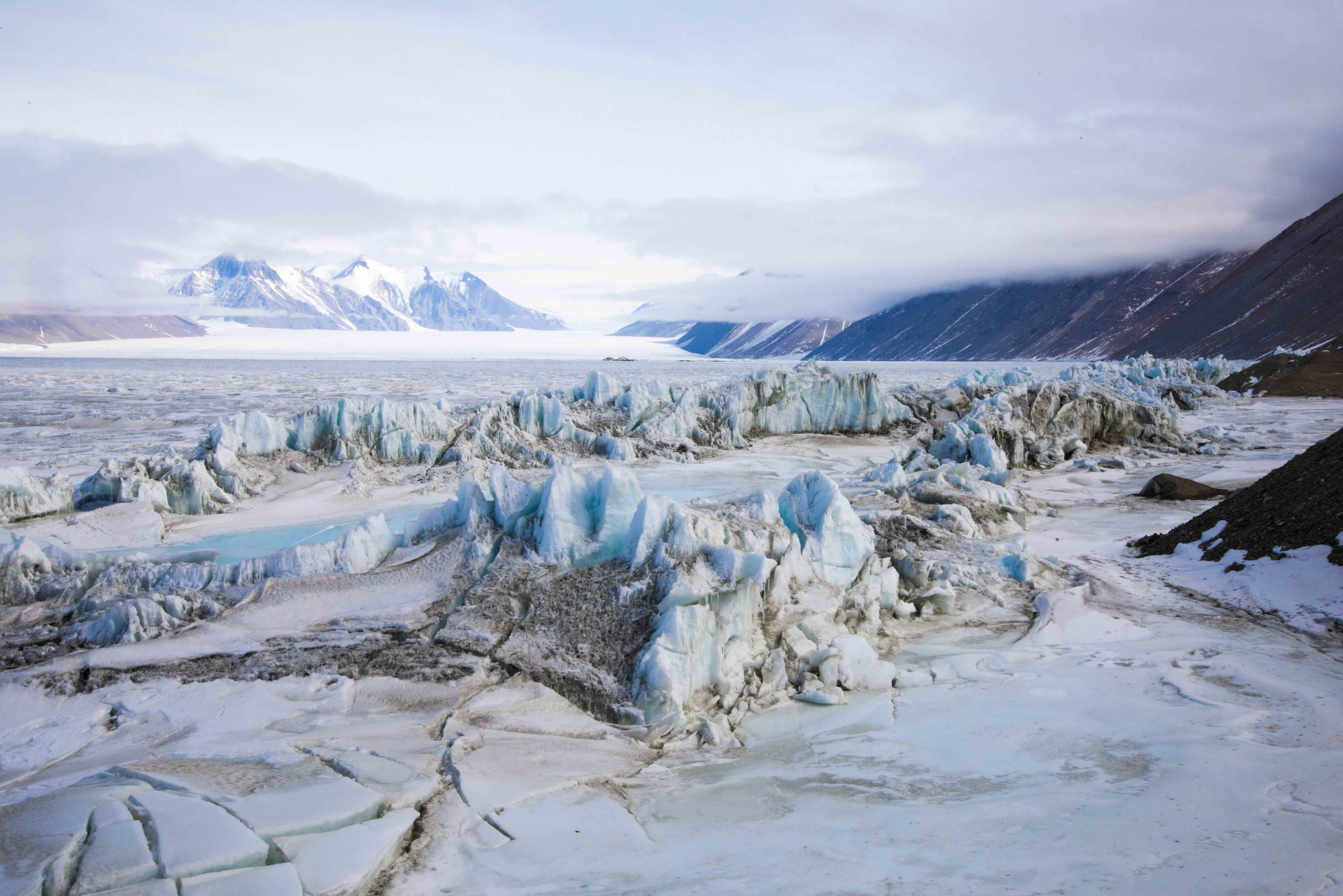 Walking in Antarctica